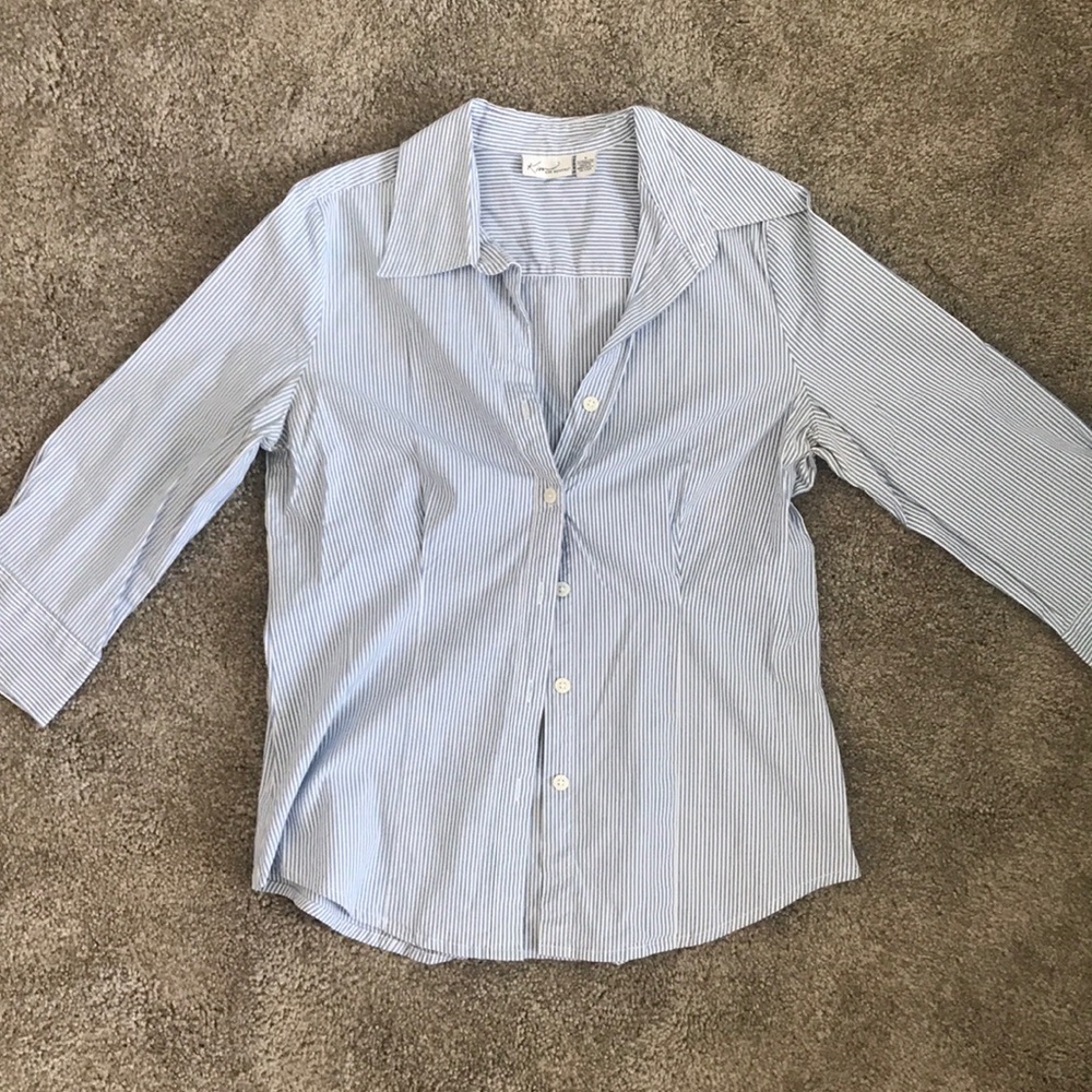 Striped Business Blouse